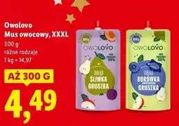 Lidl Owolovo, mus owocowy, XXXL oferta