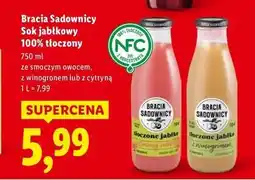 Lidl Bracia Sadownicy Sok jabłkowy tłoczony oferta