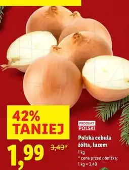 Lidl Cebula żółta polska oferta