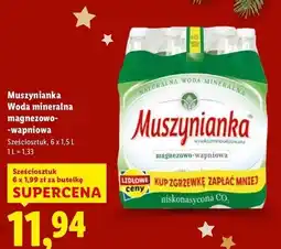 Lidl Woda niegazowana Muszynianka oferta