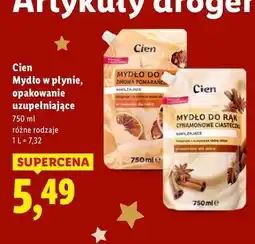 Lidl Mydło w płynie cynamonowe ciasteczko Cien oferta