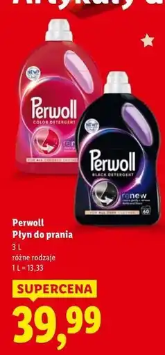 Lidl Płyn do prania Perwoll Renew Color oferta