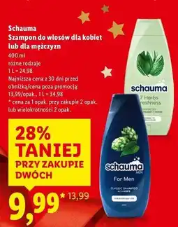 Lidl Schauma Szampon do włosów dla kobiet lub dla mężczyzn oferta