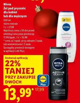 Lidl Żel pod prysznic dla kobiet lub dla mężczyzn oferta