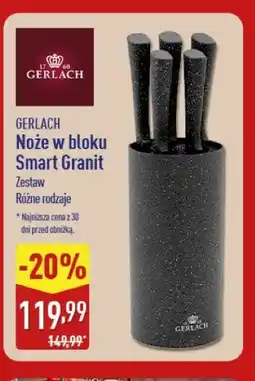 ALDI Noże w bloku Smart Granit oferta