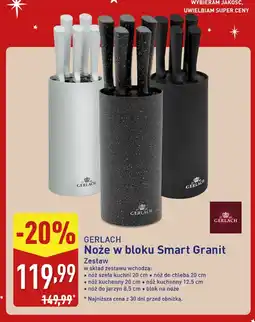 ALDI Noże w bloku Smart Granit, zestaw oferta