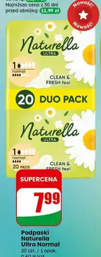 Dino Podpaski higieniczne normal Naturella Ultra oferta