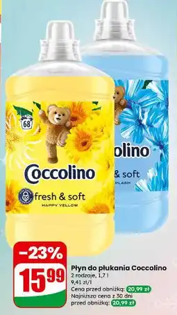 Dino Płyn do płukania happy yellow Coccolino Fresh & Soft oferta