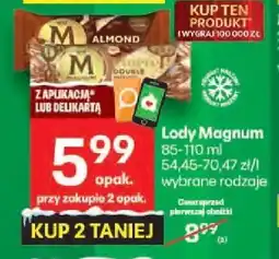 Delikatesy Centrum Lody Magnum oferta