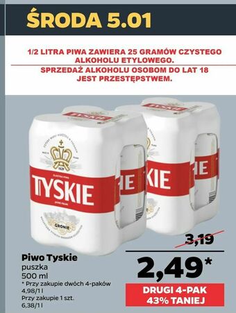Netto Piwo Tyskie oferta