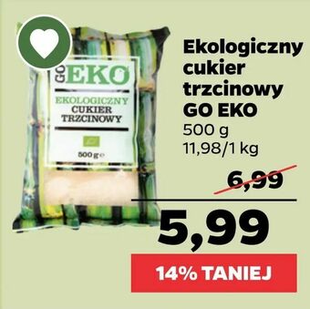Netto Ekologiczny cukier trzcinowy GO EKO oferta