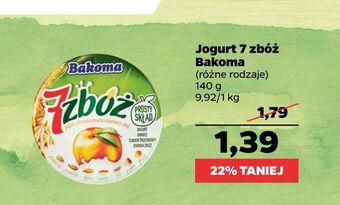 Netto Jogurt 7 zbóż Bakoma oferta