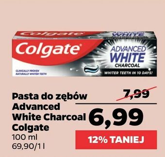 Netto Pasta do zębów Advanced White Charcoal Colgate oferta
