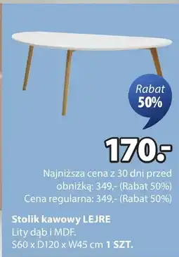 JYSK Stolik kawowy MDF oferta