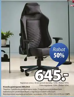 JYSK Krzesło gamingowe oferta