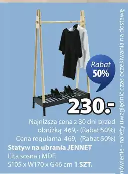 JYSK Statyw na ubrania MDF oferta