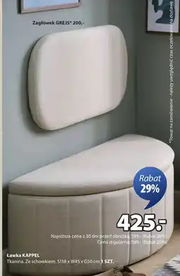 JYSK Ławka ze schowkiem Kappel oferta