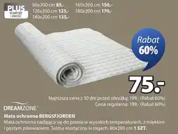 JYSK Mata ochronna na łóżko Dreamzone oferta