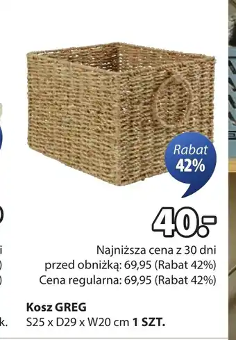 JYSK Kosz oferta