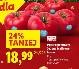 Lidl Pomidory Polski oferta