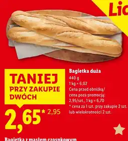 Lidl Bagietka oferta