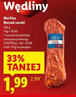 Lidl Boczek Morliny oferta