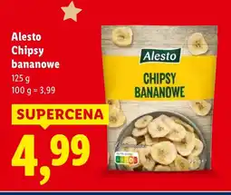Lidl Chipsy bananowe Alesto oferta