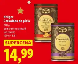 Lidl Czekolada do picia Krüger oferta