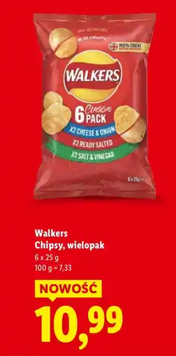 Lidl Chipsy Walkers oferta