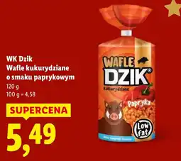 Lidl Wafelki kukurydziane WK Dzik oferta