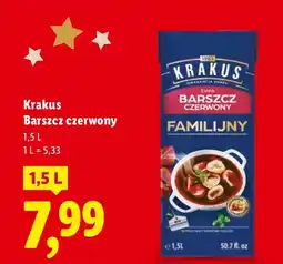 Lidl Barszcz czerwony Krakus oferta