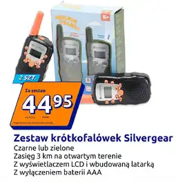Action Zestaw krótkofalówek Silvergear oferta