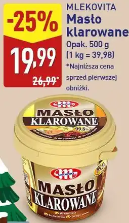 ALDI Masło klarowane Mlekovita 500g oferta