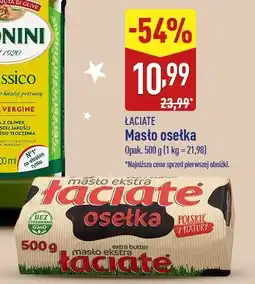 ALDI Masło osełka Łaciate 500g oferta