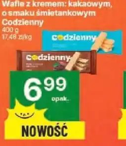 Delikatesy Centrum wafle z kremem kakaowym, śmietankowym codzienny oferta