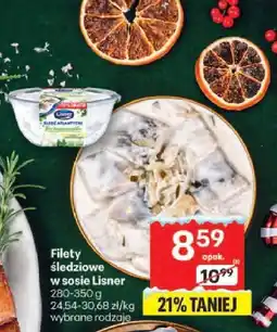 Delikatesy Centrum filety śledziowe w sosie lisner oferta