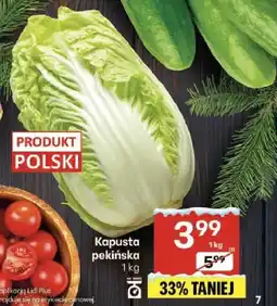 Delikatesy Centrum kapusta pekińska 1kg oferta