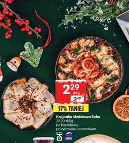 Delikatesy Centrum krajanka śledziowa seko (po kaszubsku, po żydowsku z czosnkiem) oferta
