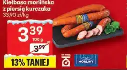 Delikatesy Centrum kiełbasa morlińska z piersią z kurczaka 100g oferta