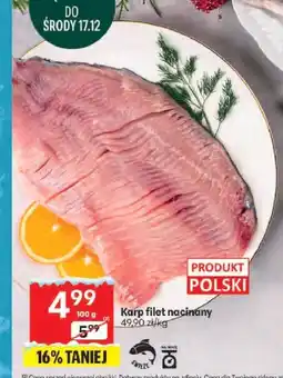Delikatesy Centrum karp filet nacinany 100g oferta