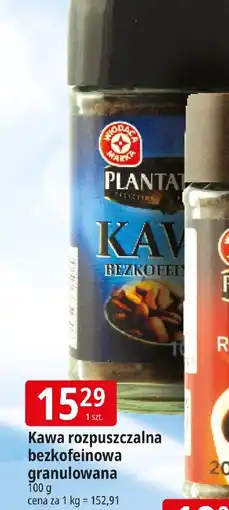 E.Leclerc Kawa rozpuszczalna bezkofeinowa granulowana oferta