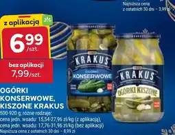 Stokrotka Market Ogórki kiszone Krakus oferta
