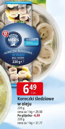 E.Leclerc Koreczki śledziowe w oleju oferta