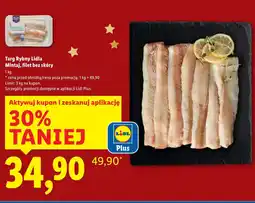 Lidl Mintaj filet bez skóry Targ Rybny Lidla oferta