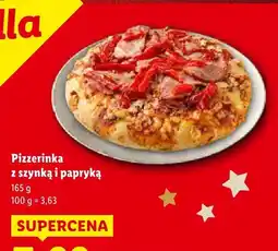 Lidl Pizerinka z szynką i papryką Lidl oferta