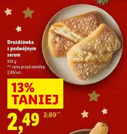 Lidl Drożdżówka z podwójnym serem Lidl oferta