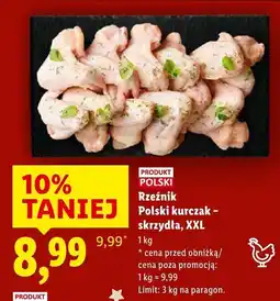 Lidl Kurczak - skrzydła, XXL Rzeźnik Polski oferta