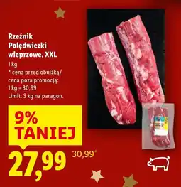 Lidl Polędwiczki wieprzowe XXL Rzeźnik oferta