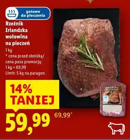 Lidl Irlandzka wołowina na pieczeń Rzeźnik oferta