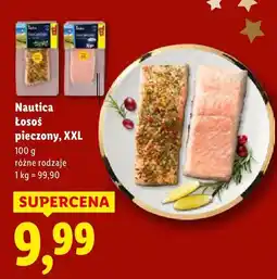 Lidl Łosoś pieczony, XXL różne rodzaje Nautica oferta